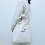 Linonロゴトート　ショルダーLサイズ