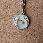 オカメインコ　ストラップ　No.8