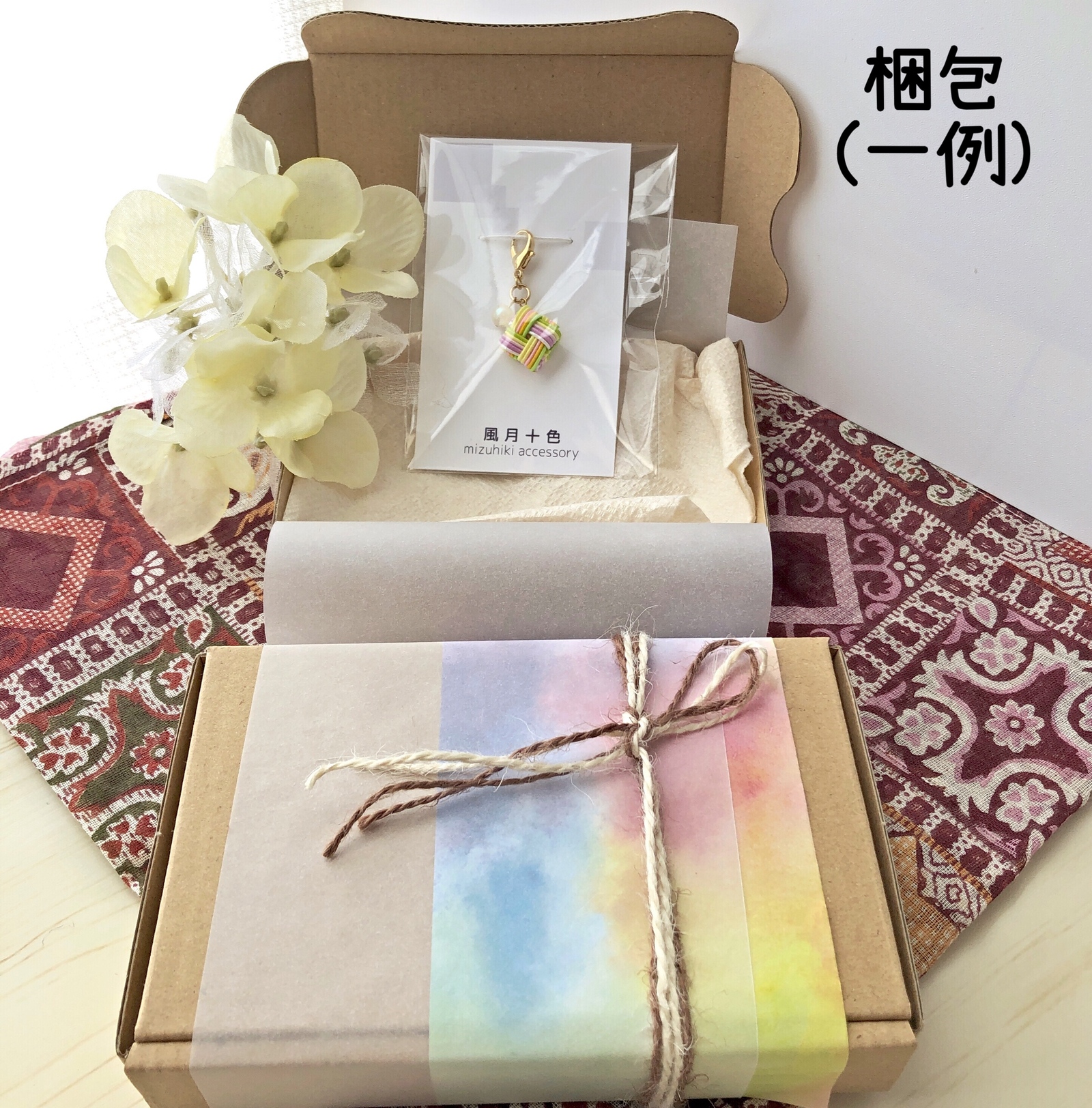 市松模様の水引チャーム No.31 - ー水引ー 風月十色 | minne