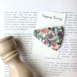 インド刺繍パッチンピン　#49