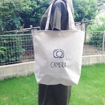 CAMERA シンプル トートバッグ ロングLサイズ 受注製作