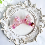リボンバレッタ🎀/大人可愛い/レジン