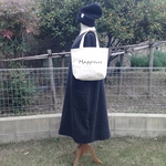 Happiness トートバッグ Mサイズ 受注製作