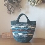 麻バッグ　マルチカラー　