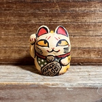 (lsx様専用)置物「招き猫 上見」