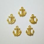 【ゴールド】 イカリチャーム  5個