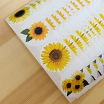 超お得☆【ラッピングシール①】ご褒美シール ギフト ハンドメイド ありがとうシール ギフトシール ひまわり おはな 黄色 大きめ まとめ売り