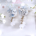 【コンペイトウ・ブルー】 イヤリングorピアス