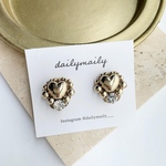 gold♡プチハート　ピアス／イヤリング