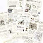 Art newspaper 5シート入りシール Object<S529>