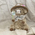 テディベア　田園  田野　花　羊Miss羊　Miss Sheepぬいぐるみ