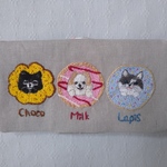 milcho様専用ページ(うちの子刺繍メガネケース)