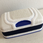 ウェットティッケースシュ お受験仕様！？ 上品な紺×白