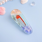 【セール】夏の海の輝き パール入りヘアクリップ
