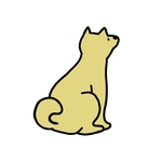 お散歩待ちワンちゃん