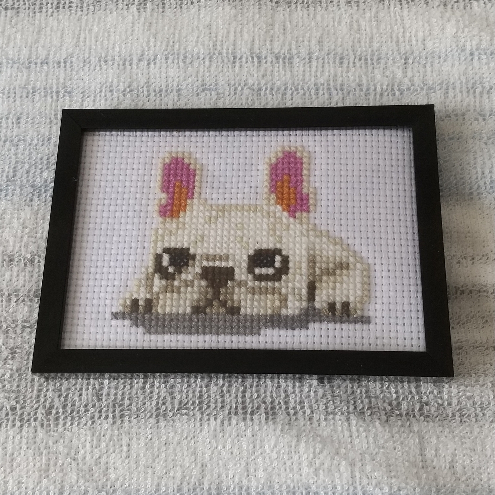 クロスステッチ額 クロスステッチ刺繍 ペンギン - SURAIMU4250'S GALLERY | minne