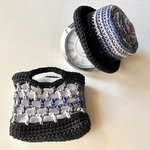 1/6ドール ニットハット＋バッグ(27-29cm)カラフル