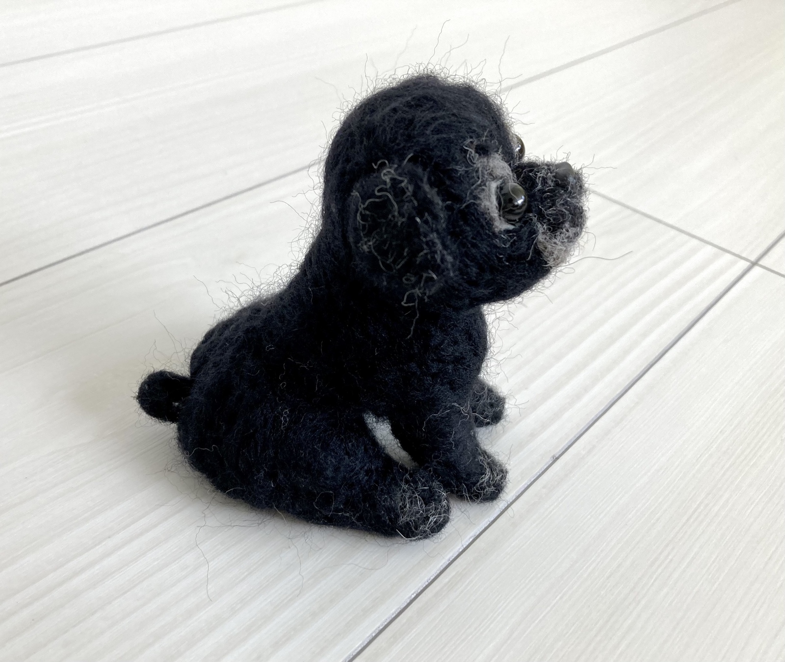 羊毛フェルト＊黒パグ＊犬 パグ - TOTOKAKA1'S GALLERY | minne