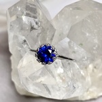 【合成石】錬金術師の錬成晶『創氣晶の指輪・闇輝』銀