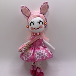 ハンドメイドドールチャーム　バックチャーム　お人形