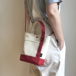《受注製作》"osanpo bag" kinari × red