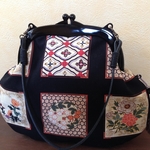 MADAME CHIGNON　がま口クラッチバッグ（持ち手付）  00946