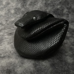 【アウトレット品】へびポーチ 黒蛇 2