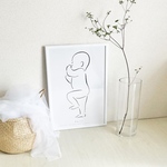 再販6回目♪【出生身長でつくる】等身大ベビーポスター（A2size）　お誕生日　出産祝い