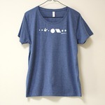 コスモサイトウサンTシャツ　ヴィンテージヘザーネイビー(girls-L)