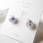 水滴の中のフラワーピアス/イヤリング▪︎上品
