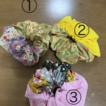 1点物の和柄シュシュ  よりどり3点300円‼︎