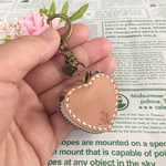 ハート型コインケース＆小銭入れ  手縫い ヌメ革