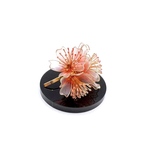 桜舞う  ピアス/イヤリング  ディップアート アメリカンフラワー ワイヤー 春 花 花びら 可愛い ピンク ゴールド 結婚式 ブライダル ウェディング 着物 和装 和服 入学式 卒業式 成人式