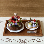 くまちゃんチョコクグロフケーキとミニモンブランのセット☆