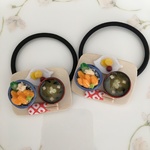うに丼のヘアゴム♡お味噌汁＆お漬物付き