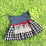 ステラルーちゃんのお洋服☆　青い森のワンピース