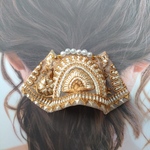 ポニーフック〈インド刺繍リボン16〉 