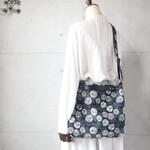 3WAYバッグ（rosy・ネイビー）ミナペルホネン生地使用・ハンドメイド