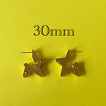 importメタルピアス　ゴールド　2個1セット