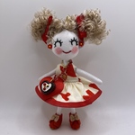 ハンドメイドドールチャーム　バックチャーム　お人形　