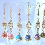唐草ジャパネスクピアス～Road to Silk Road～