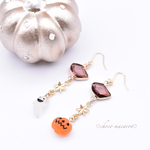 ハロウィン×ロングピアスorイヤリング
