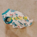 【kuu0501様用ページです】Ｍサイズ　キュートなクマさん柄のバルーンワンピース