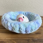 鳥ちゃんの為の皿巣 Ver1.0.2【ヘブンリーブルー】