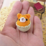 【受注生産】たまごトラのあみぐるみ ストラップ【選べる卵ｶﾗｰ】