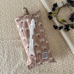 🌱エコ🌱箱なしティッシュケース　北欧チューリップ　くすみピンク