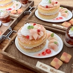 ＊palm miniature＊桃のパンケーキと紅茶のゼリーセット＊