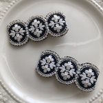 antique color hair clip