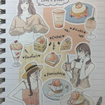 ⭐︎新作⭐︎女の子のフレークシール【ピーチ】