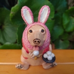 月見うさぎ★ゴールデンレトリバー